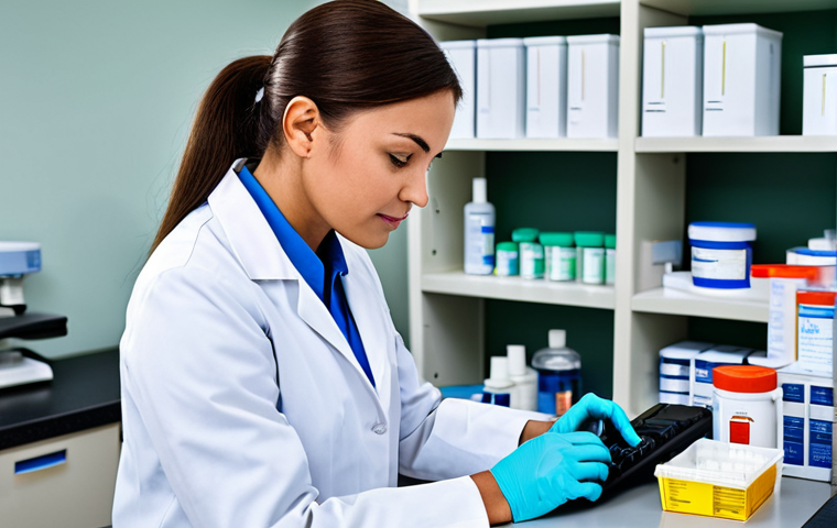 약사 약국 창업 지원금 정보 - Modern Pharmacy Interior**

"A bright and inviting pharmacy interior, showcasing well-organized shel...
