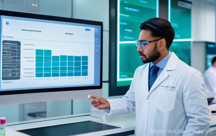 약사 이직 성공 전략 - **Prompt 1: Digital Pharmacy Innovation Hub**
A group of diverse professional pharmacists and he...